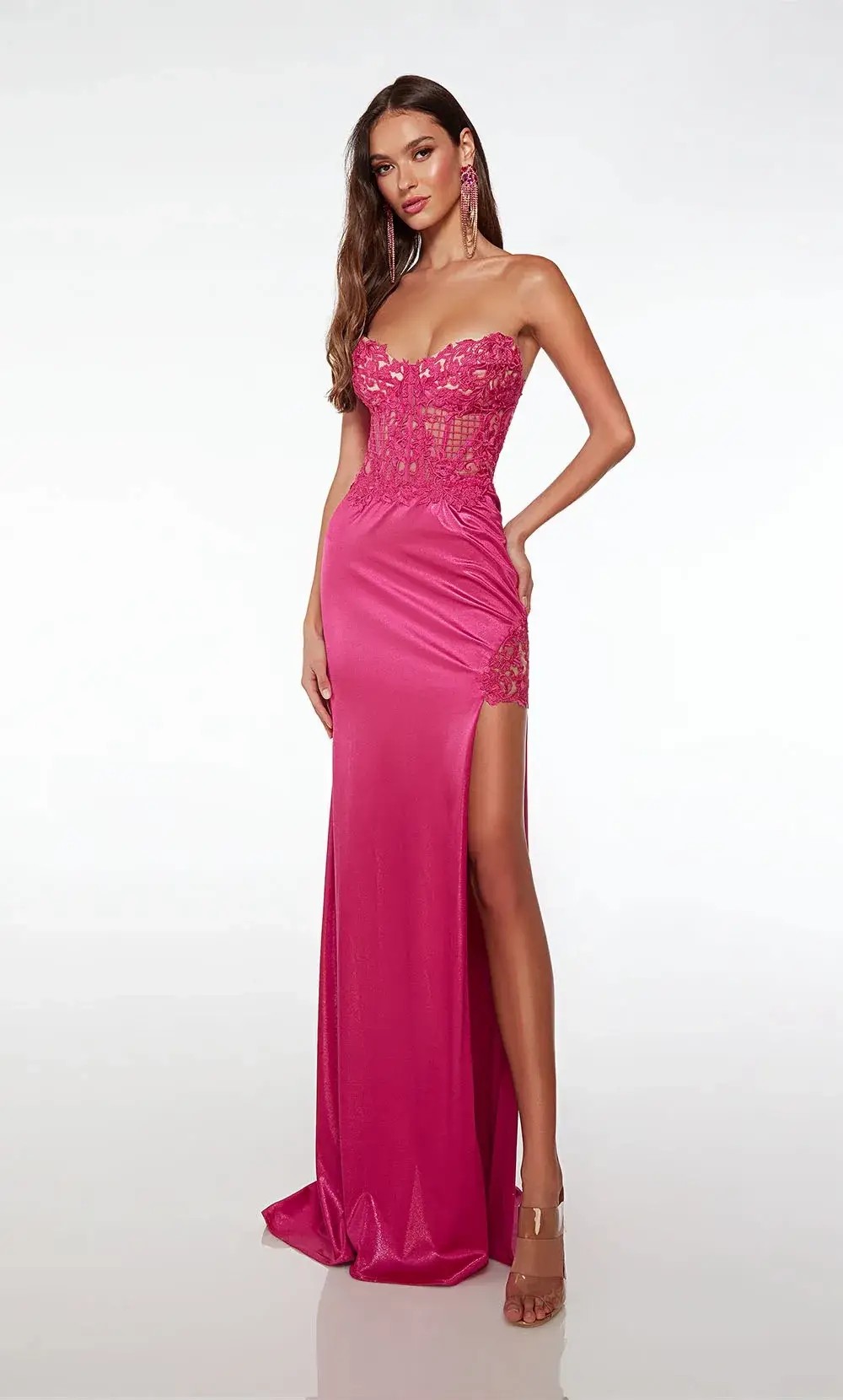 Elegant Prom Dress at Nikki&#39;s Glitz And Glam: Your Destination for Alyce Paris. Mobile Image